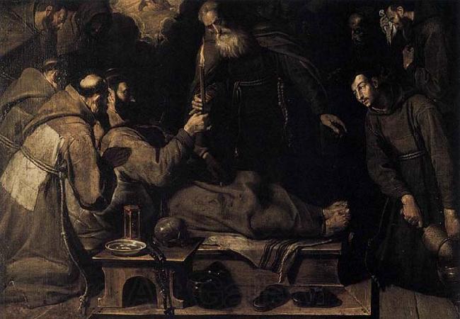 Bartolome Carducho Death of St Francis France oil painting art